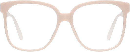 Front View of QUAY Australia Wide Awake Designer Progressive Lens Prescription Rx Eyeglasses in Shiny Gold Ladies Panthos Full Rim Acetate 59 mm