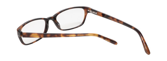 Close Up View of Jones New York J730 Women's Cat Eye Reading Glasses in Black Crystal Layer 53 mm