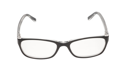 Front View of Jones New York J730 Designer Reading Eye Glasses with Custom Cut Powered Lenses in Tortoise Havana Brown Gold Ladies Cat Eye Full Rim Acetate 53 mm