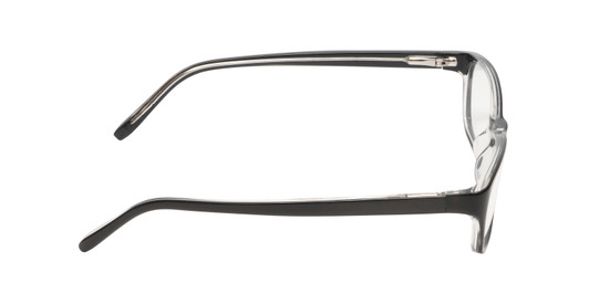 Side View of Jones New York J730 Designer Bi-Focal Prescription Rx Eyeglasses in Tortoise Havana Brown Gold Ladies Cat Eye Full Rim Acetate 53 mm