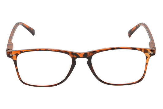 Front View of Perry Ellis PEBX57 Designer Progressive Lens Prescription Rx Eyeglasses in Gloss Tortoise Havana Marble Unisex Panthos Full Rim Acetate 50 mm