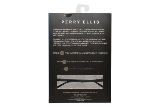 Front View of Perry Ellis PEBX55 Unisex Square Full Rim Designer Reading Glasses in Gloss Navy Blue Marble, Gloss Black Marble, Gloss Navy Blue Marble 52mm