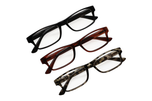 Side View of Perry Ellis PEBX59 Unisex Rectangular Full Rim Designer Reading Glasses in Gloss Tortoise Havana Marble, Gloss Black Marble, Gloss Crystal Clear Marble 50mm