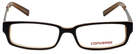 Converse Designer Eyeglasses Tell-Me-Brown in Brown 50mm :: Rx Single Vision