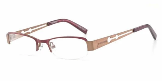 Converse Designer Blue Light Blocking Reading Glasses I'm Telling in Burgundy Red 49mm