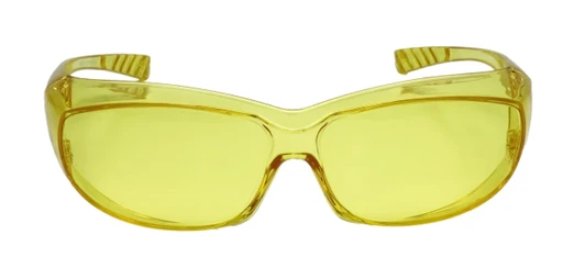 Medspex 6000 Yellow Fit Over Safety Glasses Fitover Prescription Eyewear, Migraine Glasses Light Sensitivity Glasses Women Men Outdoor Indoor Blue Light Blocker Over Glasses Eye Protection image 5