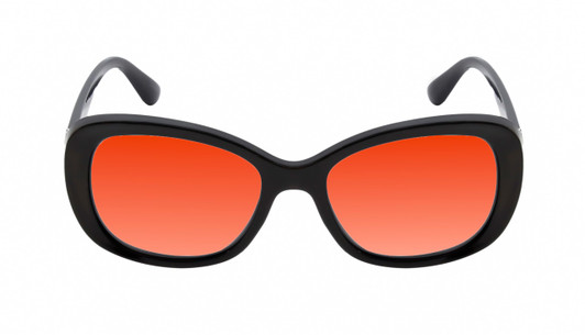 Medspex Calabria SOPHIA Gloss Black Amber Orange Color Therapy Reading Glasses image 5