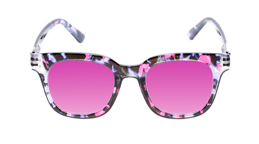 Medspex R785 Shiny Pink Quartz/Blue Black Passion Purple Color Therapy Reading Glasses