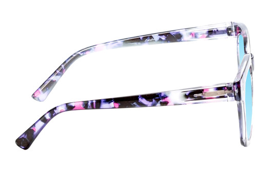 Medspex R785 Shiny Pink Quartz/Blue Black Baby Blue Color Therapy Reading Glasses