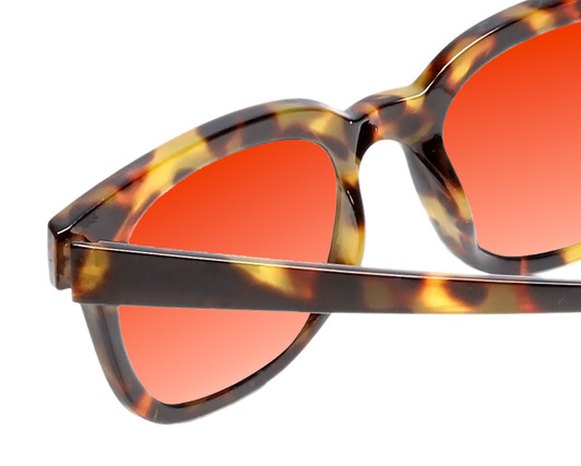 Medspex R785 Tortoise Havana Brown Gold Amber Orange Color Therapy Reading Glasses