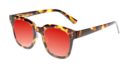 Medspex R785 Tortoise Havana Brown Gold Deep Red Color Therapy Reading Glasses