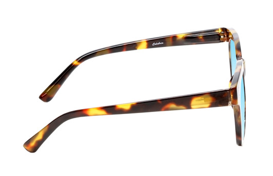 Medspex R785 Tortoise Havana Brown Gold Baby Blue Color Therapy Reading Glasses