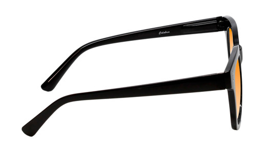 Medspex R785 Gloss Black Light Orange Color Therapy Reading Glasses