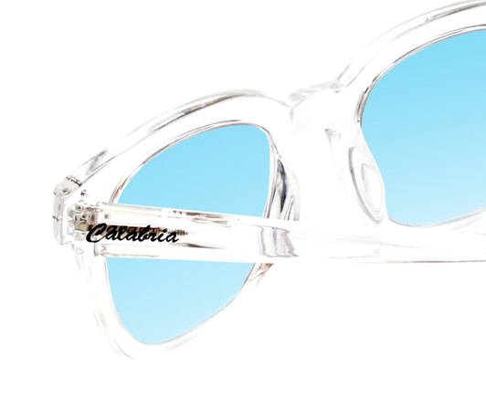 Medspex R785 Crystal Clear Baby Blue Color Therapy Reading Glasses