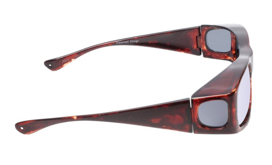 Medspex Fl012 Amber Brown Tortoise Havana Crystal (Fl012) Violet Color Therapy Reading Glasses