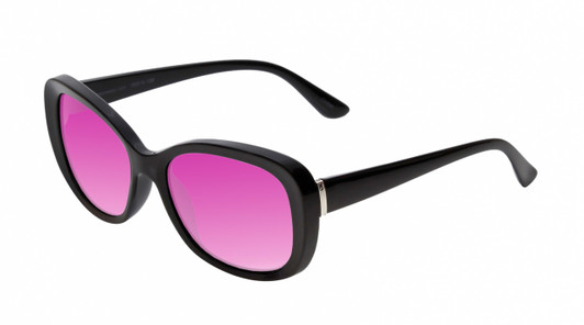 Medspex Calabria SOPHIA Gloss Black Passion Purple Color Therapy Reading Glasses