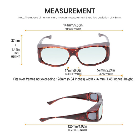 Medspex Fl012 Amber Brown Tortoise Havana Crystal (Fl012) Blue Color Therapy Reading Glasses