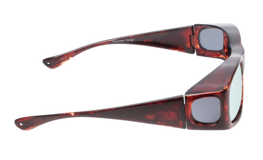 Medspex Fl012 Amber Brown Tortoise Havana Crystal (Fl012) Blue Color Therapy Reading Glasses