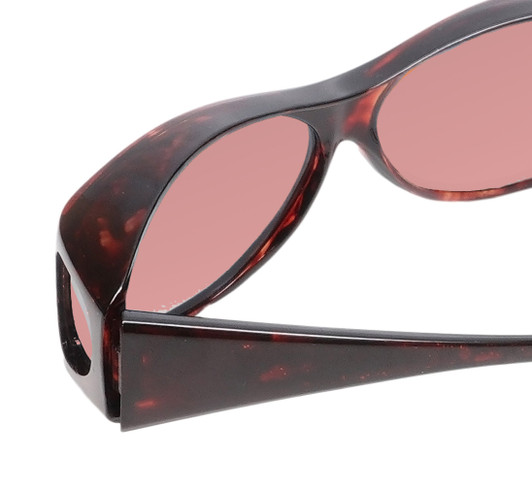 Medspex Fl010 Tortoise Havana FL-41 Rose Color Therapy Reading Glasses