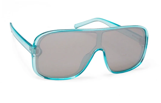 Coyote Zeus Polarized Sunglasses, Matte Aqua / Ice Blue Mirror
