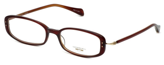 Oliver Peoples Designer Eyeglasses Chrisette SISYC in Burgundy 49mm :: Custom Left & Right Lens