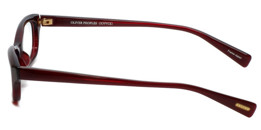 Oliver Peoples Designer Eyeglasses Marceau SI in Burgundy 51mm :: Custom Left & Right Lens