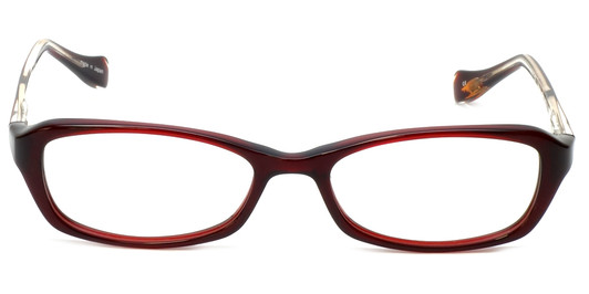 Oliver Peoples Designer Eyeglasses Marcela SI in Burgundy 51mm :: Custom Left & Right Lens