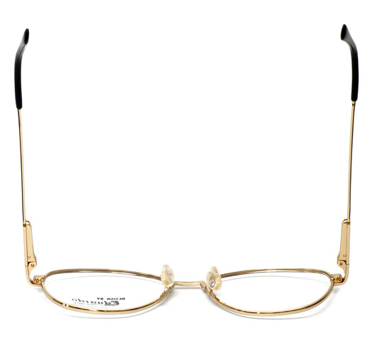 Regency Designer Eyeglasses Yale in Gold-Black 52mm :: Custom Left & Right Lens