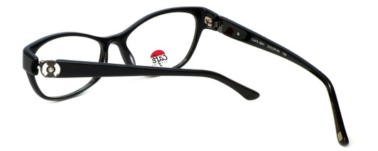 Silver Dollar Designer Eyeglasses Café 3201 in Caviar 53mm :: Custom Left & Right Lens