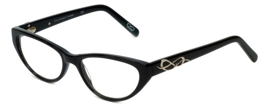 Cinzia Designer Eyeglasses CBR04 in Black 51mm :: Custom Left & Right Lens