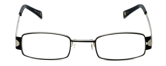Cinzia Designer Eyeglasses Industrial C1 in Black Silver 44mm :: Custom Left & Right Lens