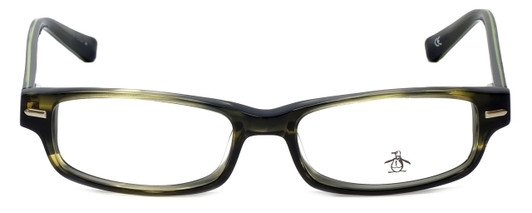 Original Penguin Designer Eyeglasses The Clemens in Olive 52mm :: Custom Left & Right Lens