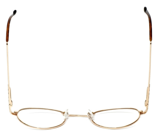 Flex Collection Designer Eyeglasses FL-30 in Gold 48mm :: Custom Left & Right Lens