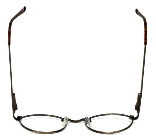 Flex Collection Designer Eyeglasses FL-53 in Ant-Gold 43mm :: Custom Left & Right Lens