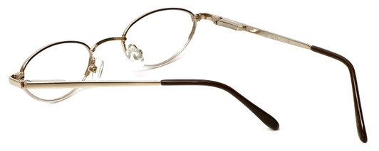 Flex Collection Designer Eyeglasses FL-75 in Gold 41mm :: Custom Left & Right Lens