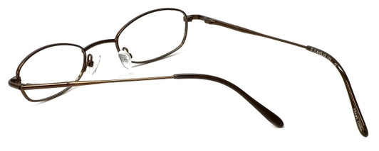 FlexPlus Collection Designer Eyeglasses Model 105 in Brown 45mm :: Custom Left & Right Lens