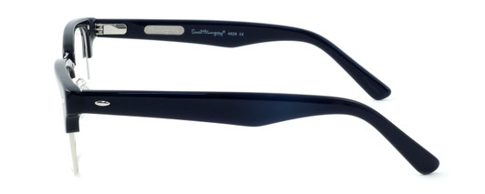 Ernest Hemingway Eyeglass Collection 4629 in Gloss Black & Silver :: Rx Single Vision
