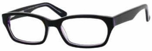 Ernest Hemingway Eyeglass Collection 4653 in Black-Lavender :: Rx Single Vision Ernest Hemingway Eyeglass Collection 4653 in Black-Lavender :: Rx Single Vision