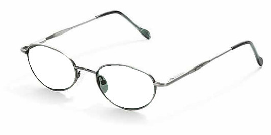 Reptile Designer Eyeglasses Gecko in Pewter :: Rx Single Vision Reptile Designer Eyeglasses Gecko in Pewter :: Rx Single Vision