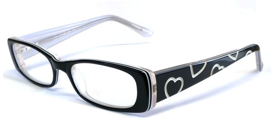 Calabria Viv Kids 110 Designer Eyeglasses in Black :: Rx Single Vision Calabria Viv Kids 110 Designer Eyeglasses in Black :: Rx Single Vision