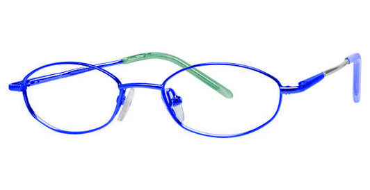 Calabria Viv Kids Zaps 9 Designer Eyeglasses in Blue :: Rx Single Vision