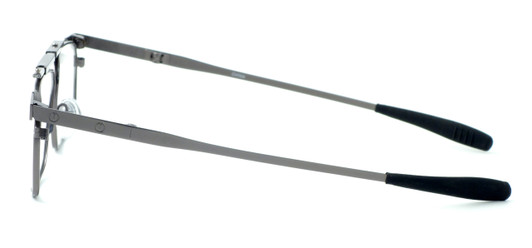 Calabria FAST-FOLD Metal Folding Eyeglasses w/ Case in Pewter :: Rx Single Vision