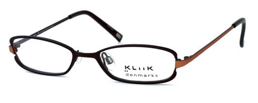 Kliik Designer Eyeglasses 299 in Brown/Copper :: Rx Single Vision