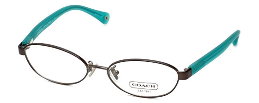 Coach Womens Designer Eyeglasses 'Randi' HC5032 in Dark-Silver (9074) 52mm :: Rx Single Vision
