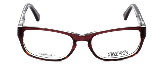 Kenneth Cole Reaction Designer Eyeglasses KC0743-050 in Transparent-Burgundy :: Rx Single Vision