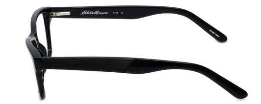 Eddie Bauer Designer Eyeglasses EB8348-Black in Black 55mm :: Rx Single Vision