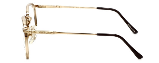 Regency Designer Eyeglasses Dover in Gold 52mm :: Rx Single Vision