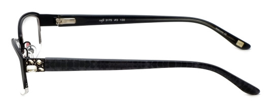 Silver Dollar Designer Eyeglasses Café 3175 in Caviar 51mm :: Rx Single Vision