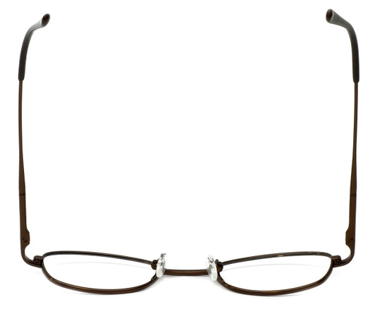 FlexPlus Collection Designer Eyeglasses Model 105 in Brown 45mm :: Rx Single Vision
