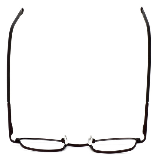 FlexPlus Collection Designer Eyeglasses Model 109 in Shiny-Brown 41mm :: Rx Single Vision